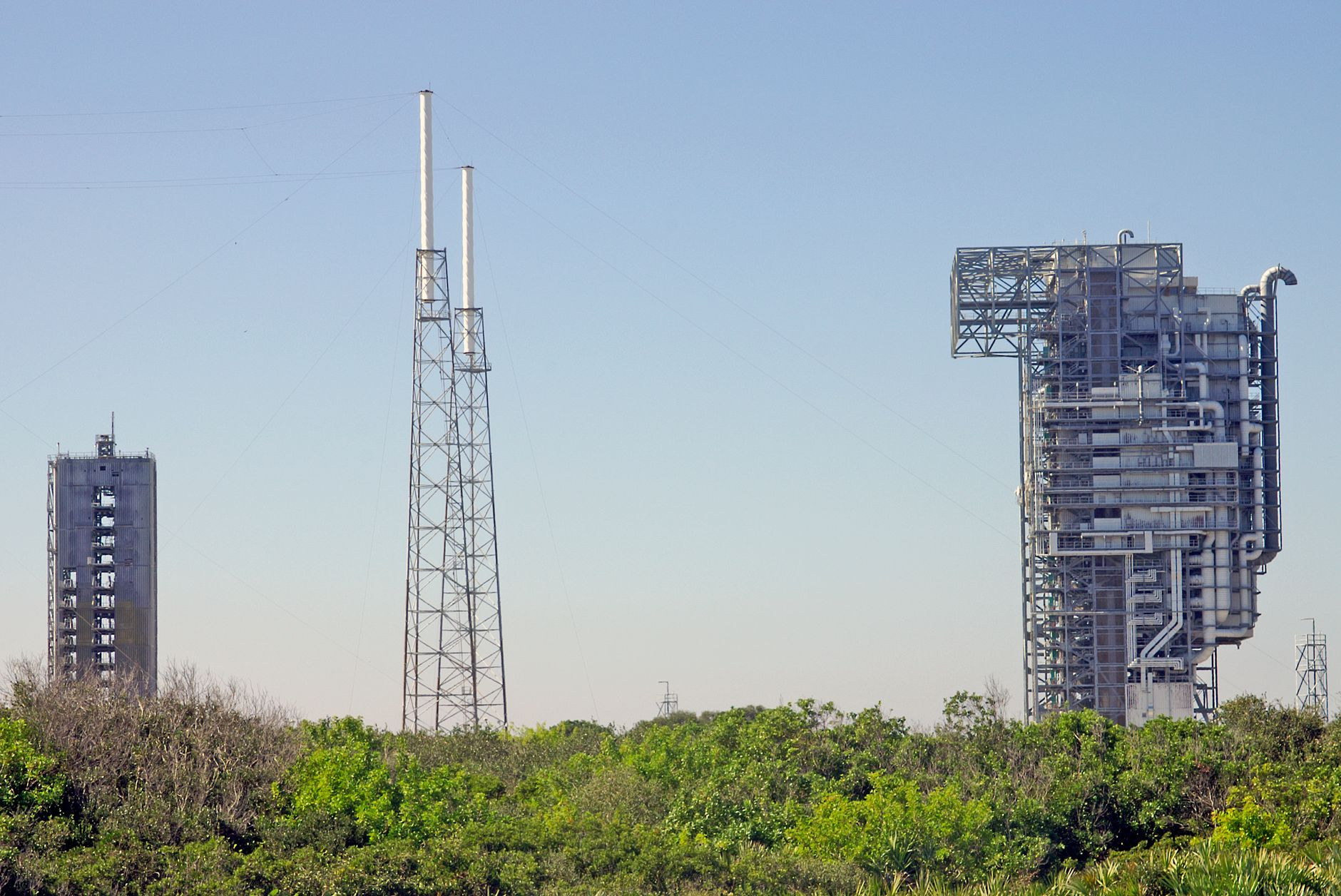 Rocket launch facilities at the Guiana Space Centre in Kourou