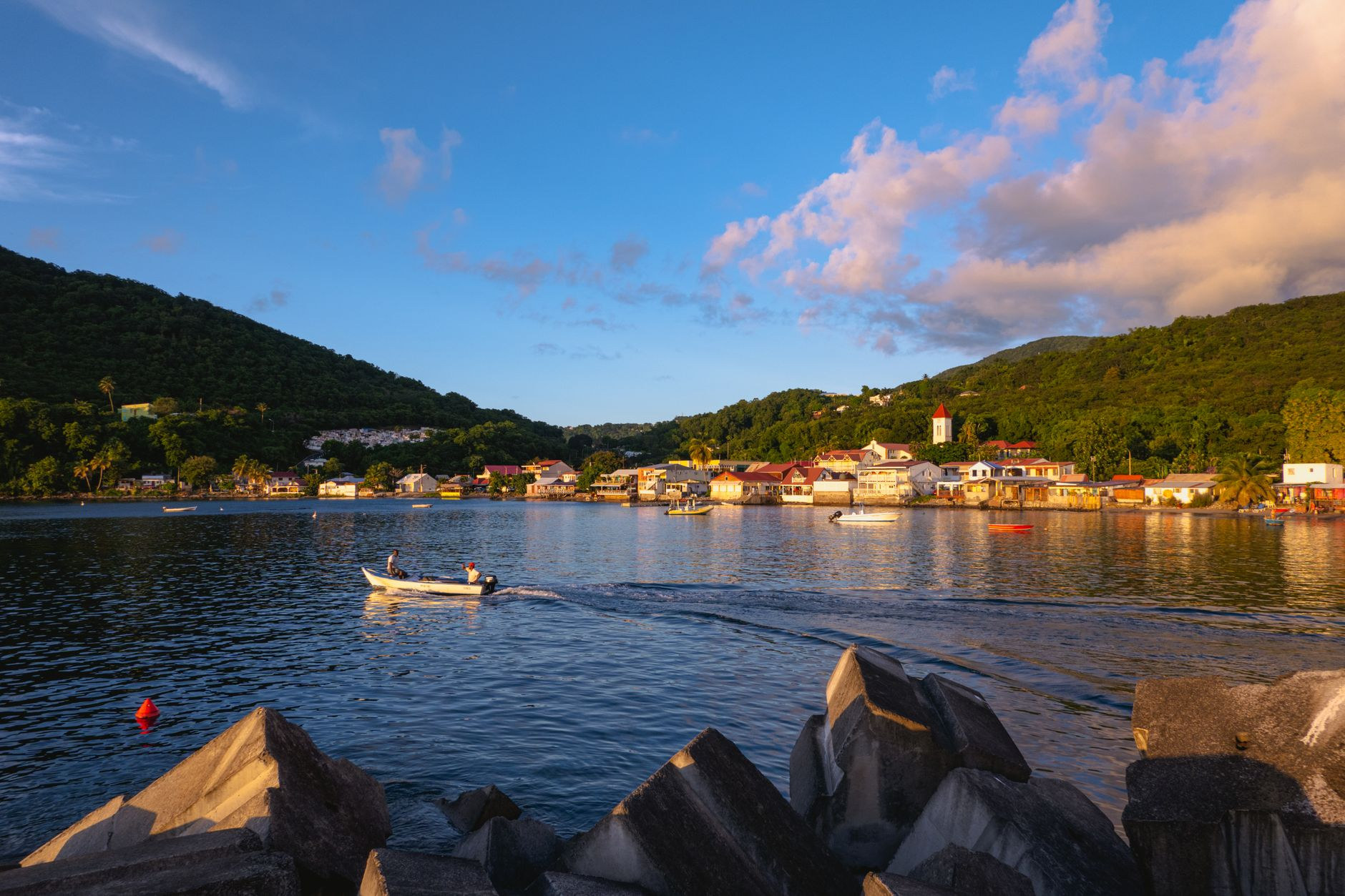 Terre-de-Haut bay and scenic anchorage in the Îles des Saintes