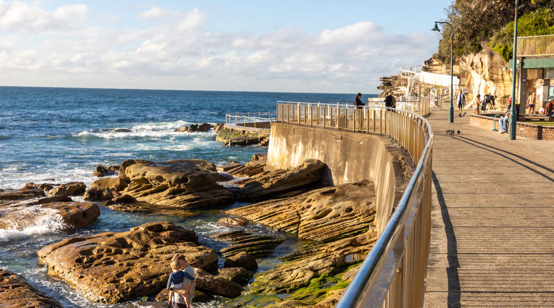 A coastal walking path