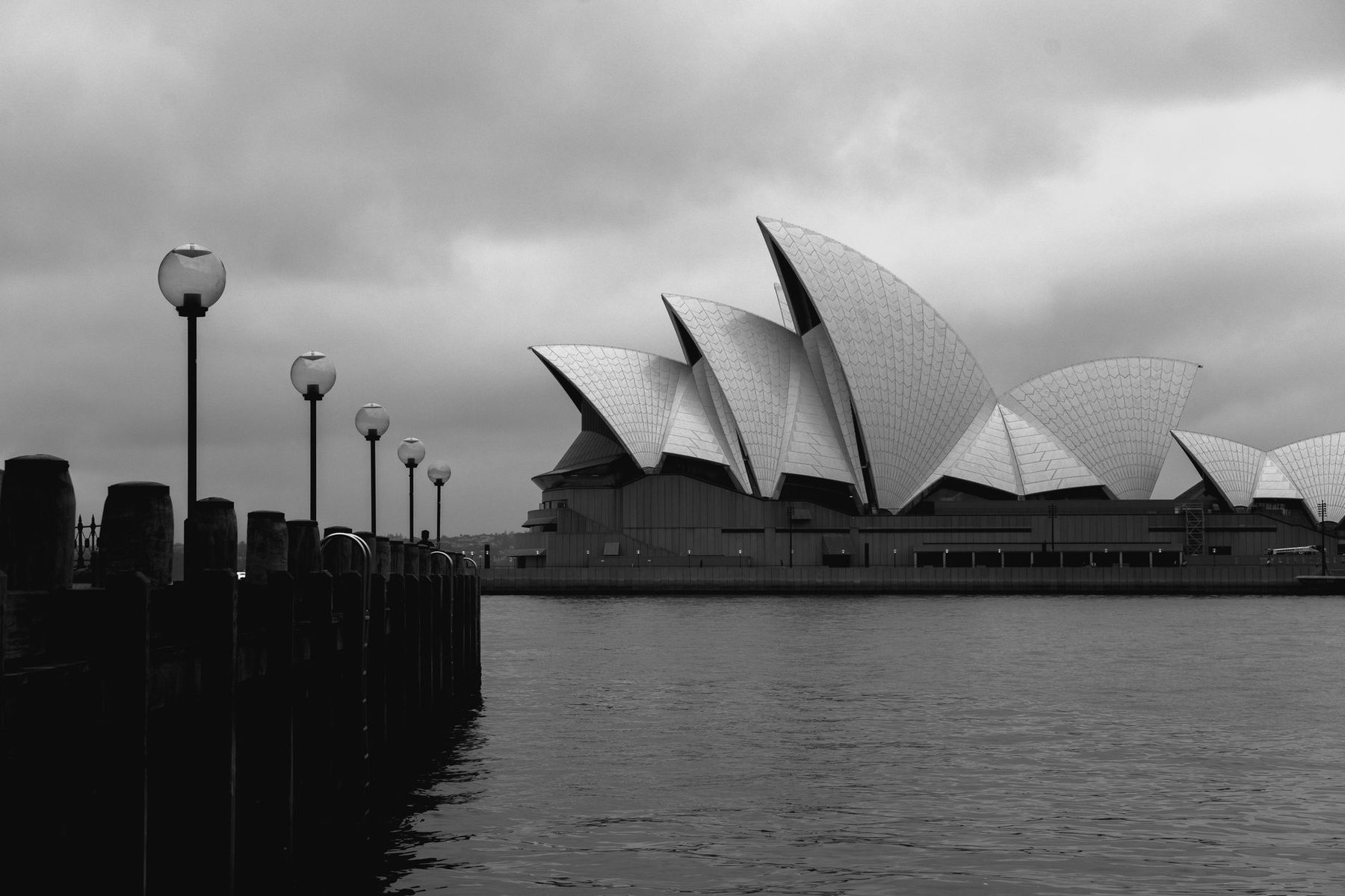 Sydney Opera House across the harbour