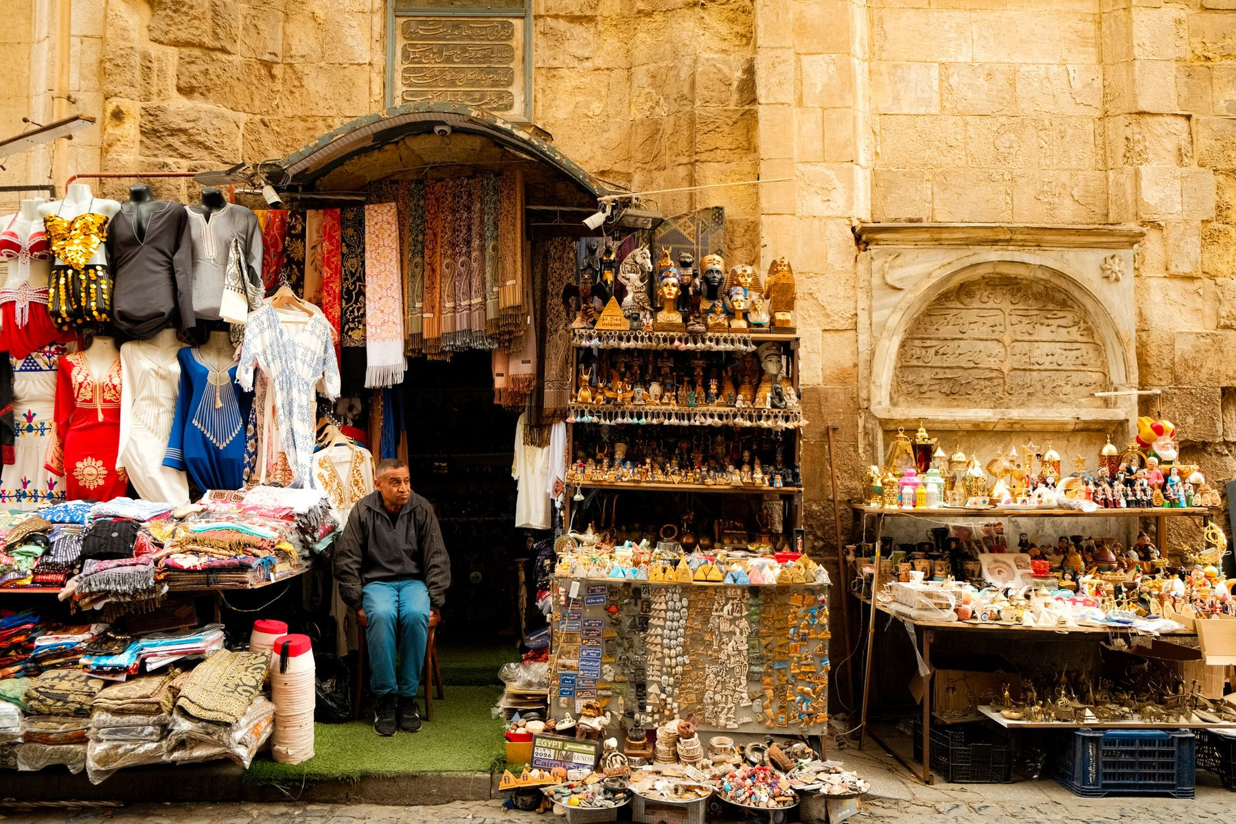 A market lane in Cairo