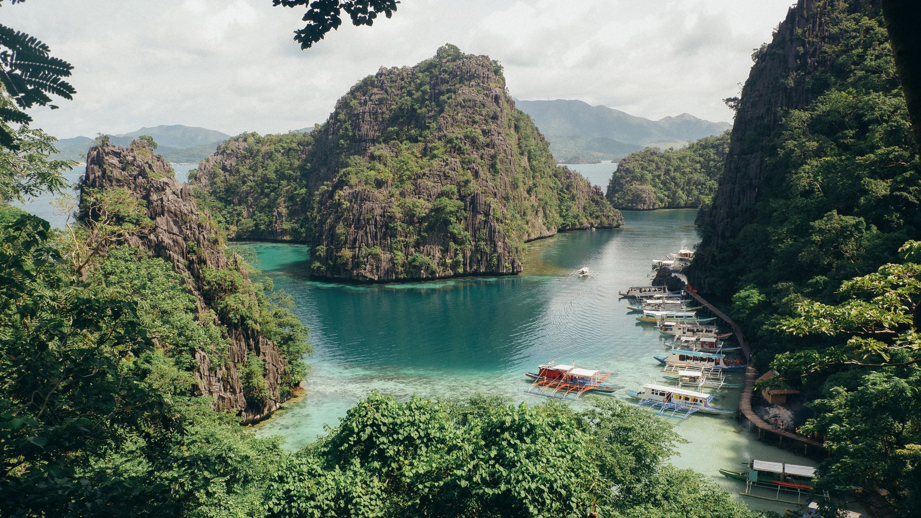 A lagoon near Coron, Palawan