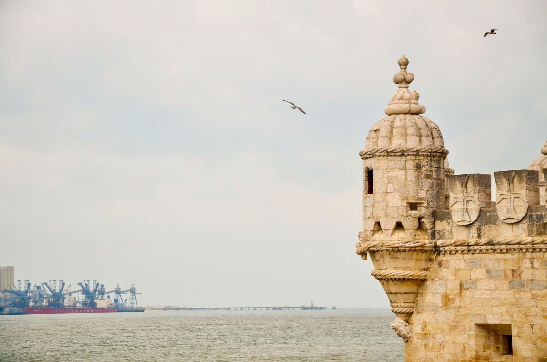 Belém Tower beside the Tagus, Lisbon
