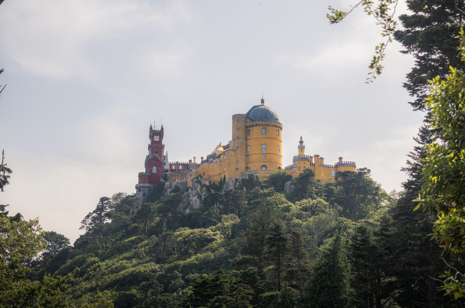 Pena Palace above Sintra
