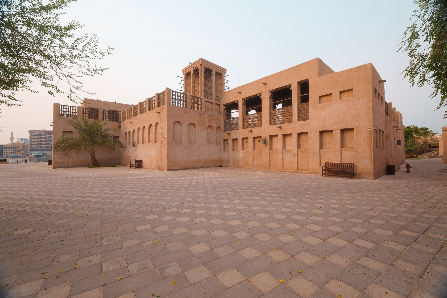 Architecture in Dubai's Al Fahidi district
