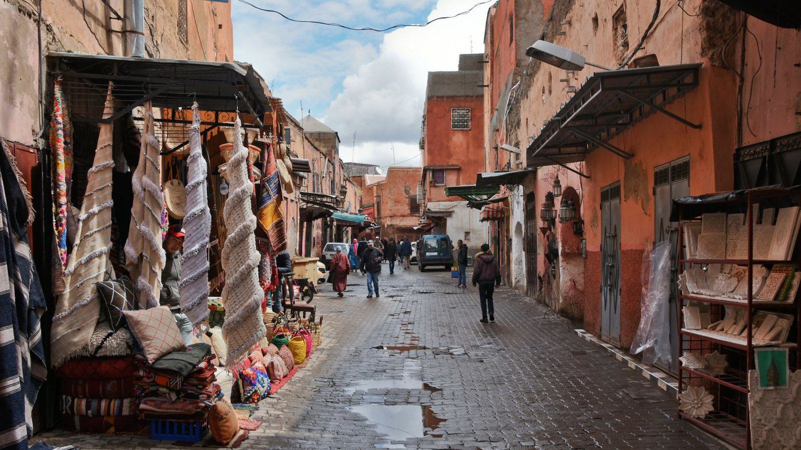 A lane in the Marrakech medina